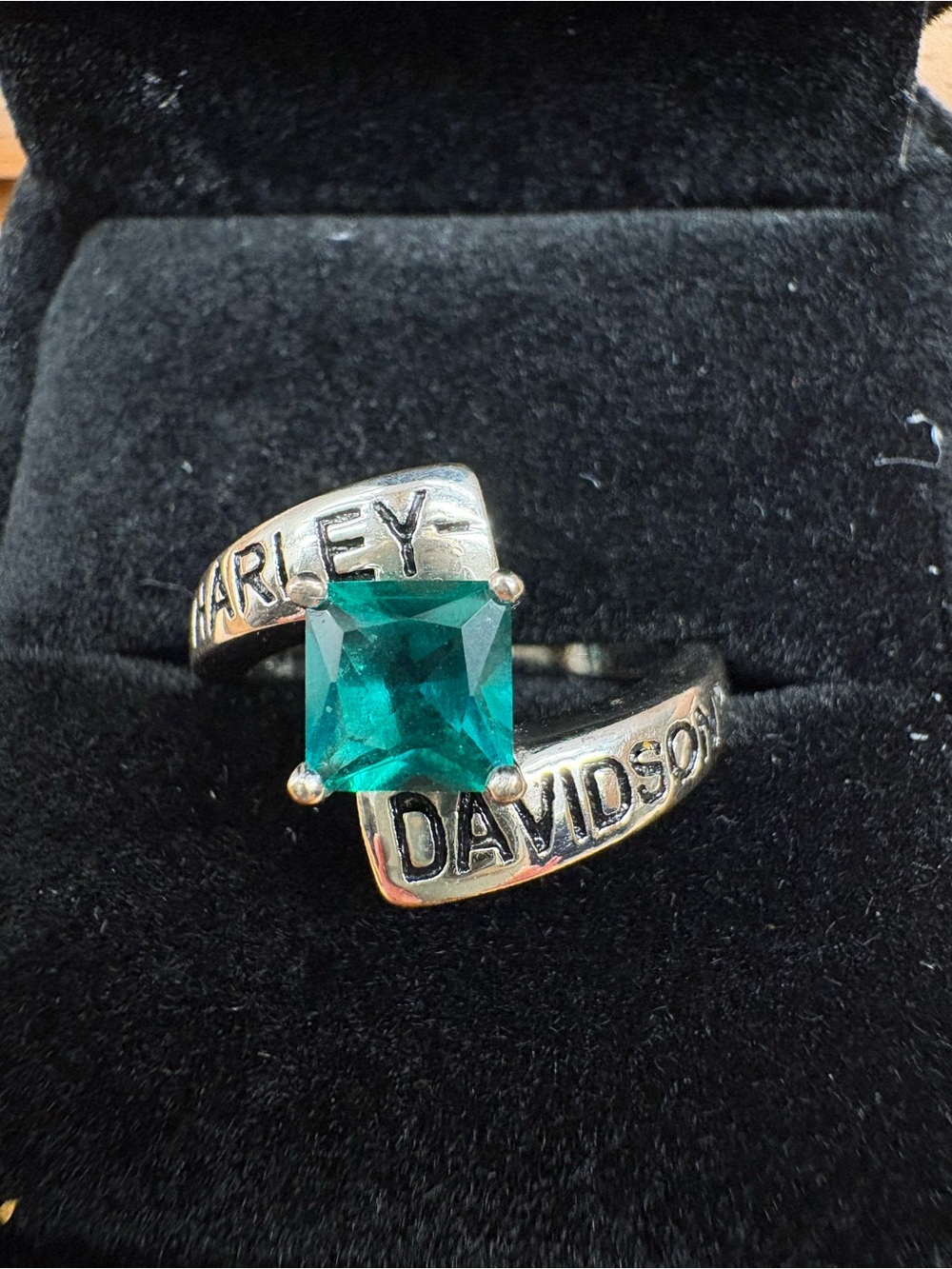 Harley Davidson ring and necklace set